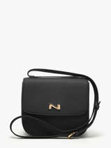 Cross Body Tas Ulysse Leder Nathan baume Zwart odyssey 2